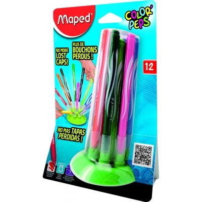 Фломастери Maped COLOR PEPS JUNGLE Innovation, 12 кол. (MP.845445) - Фото 2 Фломастери Maped COLOR PEPS JUNGLE Innovation, 12 кол. (MP.845445) - зображення 2