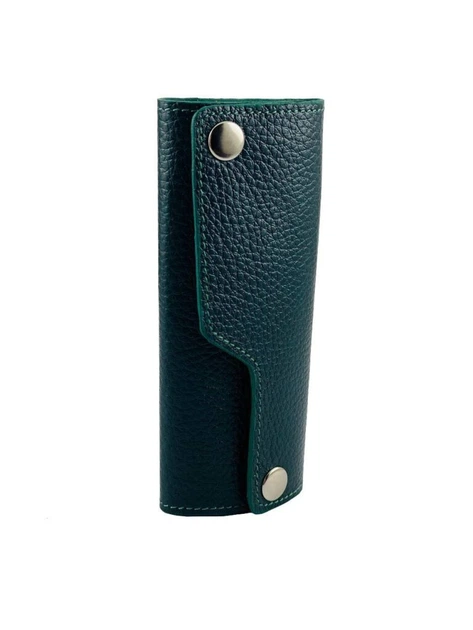 Ключница кожаная DeKOL 040085-50fl зеленый текстурный - Фото 1 Ключница кожаная DeKOL 040085-50fl зеленый текстурный - изображение 1