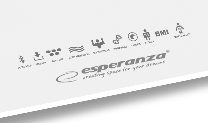 Весы напольные электронные Esperanza EBS016W B.Fit 8in1 белые - изображение 4