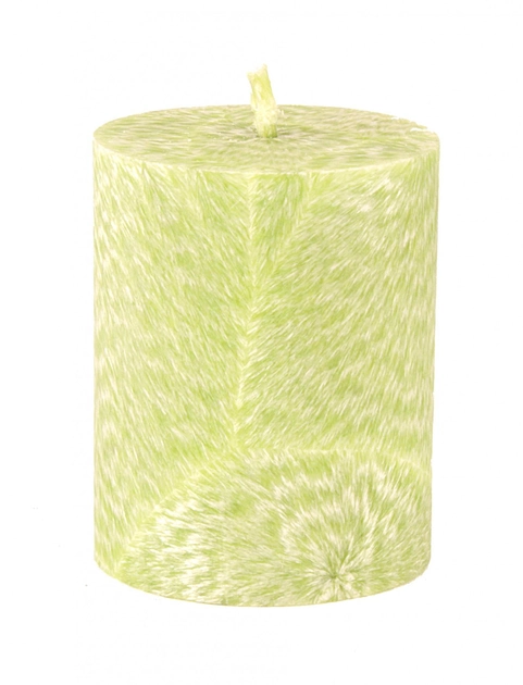 Набор свечей из пальмового воска CandlesBio Palm wax 5,5х7 см 6 штук Салатовый (WP 02 - 55/70) - изображение 2