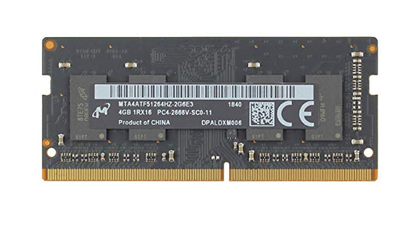 Пам'ять Micron 4 GB SO-DIMM DDR4 2666 MHz - (MTA4ATF51264HZ-2G6E3