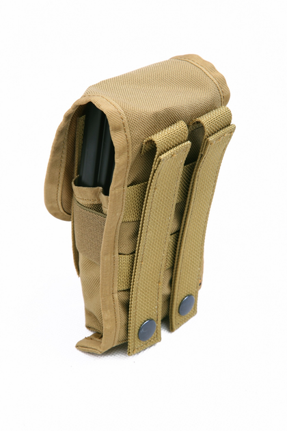 Подсумок для магазина молле двойной Pantac Molle SpecOps Single M16 Dual-Mag Pouch PH-C829, Cordura Хакі (Khaki) - изображение 2