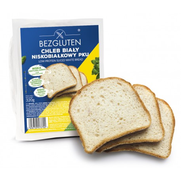 Хлеб белый низкобелковый Bezgluten 320г – купить в Украине - ROZETKA ...