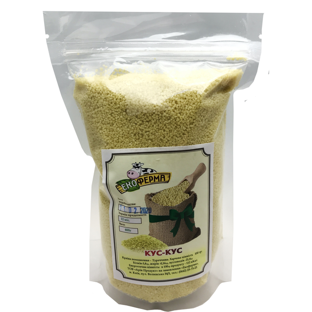 Кус-кус Екоферма 400г от продавца: Healthy Sweets – купить по низкой ...