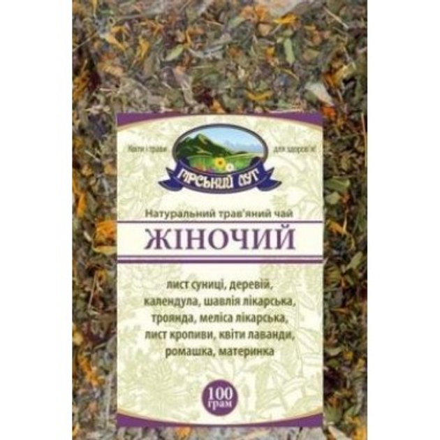 Натуральный травяной чай Женский Гірський луг 100г - изображение 1