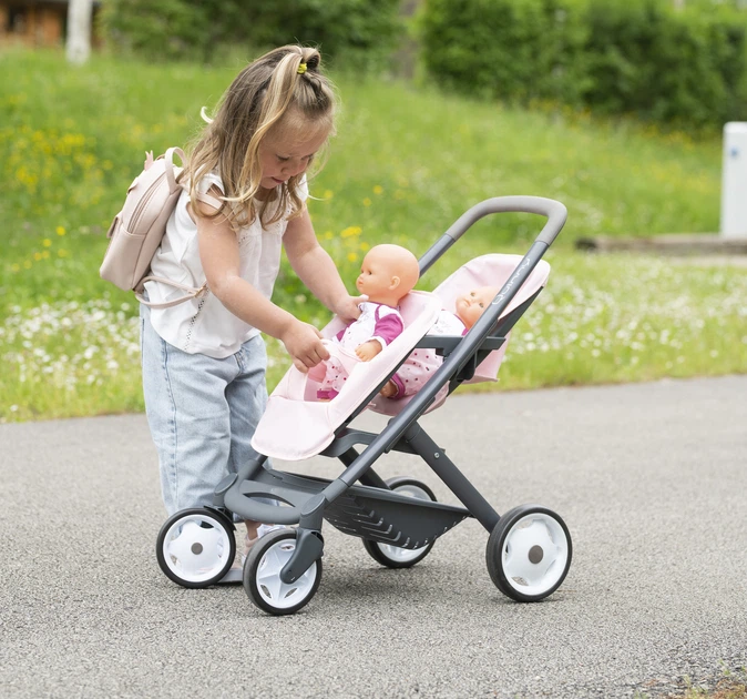 Wózek dla lalek bliźniaczy Smoby Maxi-Cosi & Quinny dla bliźniaków Soft (7600253217) - obraz 8
