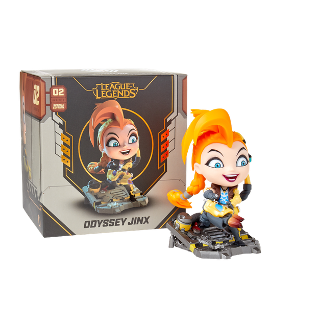 Фігурка LEAGUE OF LEGENDS Odyssey Jinx (Ліга Легенд Одіссей Джинкс) 12,7 см (1507-00-00) - Фото 4 Фігурка LEAGUE OF LEGENDS Odyssey Jinx (Ліга Легенд Одіссей Джинкс) 12,7 см (1507-00-00) - зображення 4
