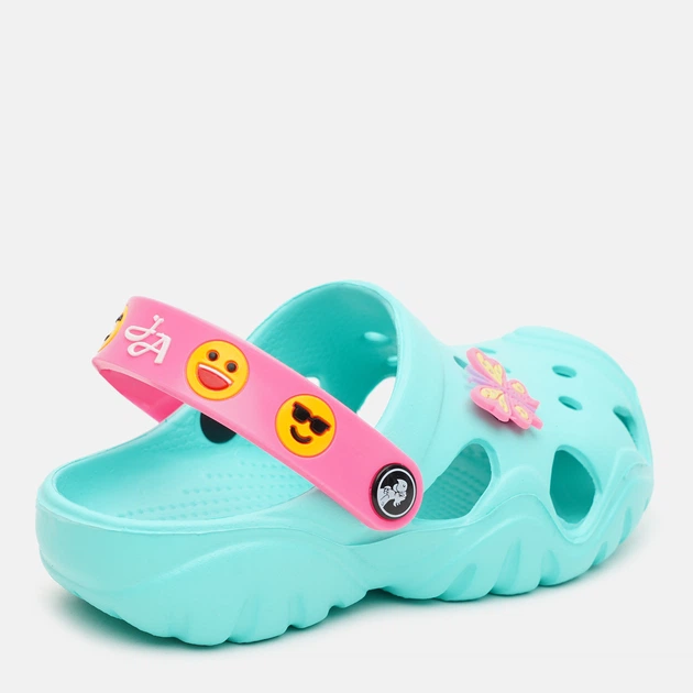Детские кроксы-сабо для девочки Jose Amorales 117184 28-29 Бирюзовые (2201171842804) - Фото 4 Детские кроксы-сабо для девочки Jose Amorales 117184 28-29 Бирюзовые (2201171842804) - изображение 4