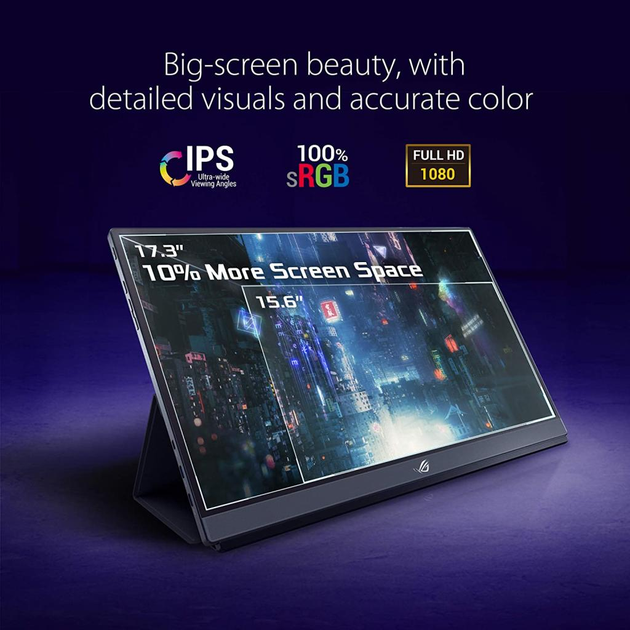 Монитор ASUS Portable XG17AHP (90LM05G1-B01170) - изображение 6