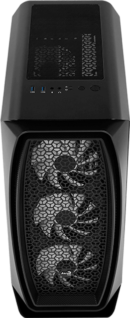Корпус Aerocool Aero One Mini Frost-G-BK-v1 Black (ACCS-PB18043.11) - зображення 8