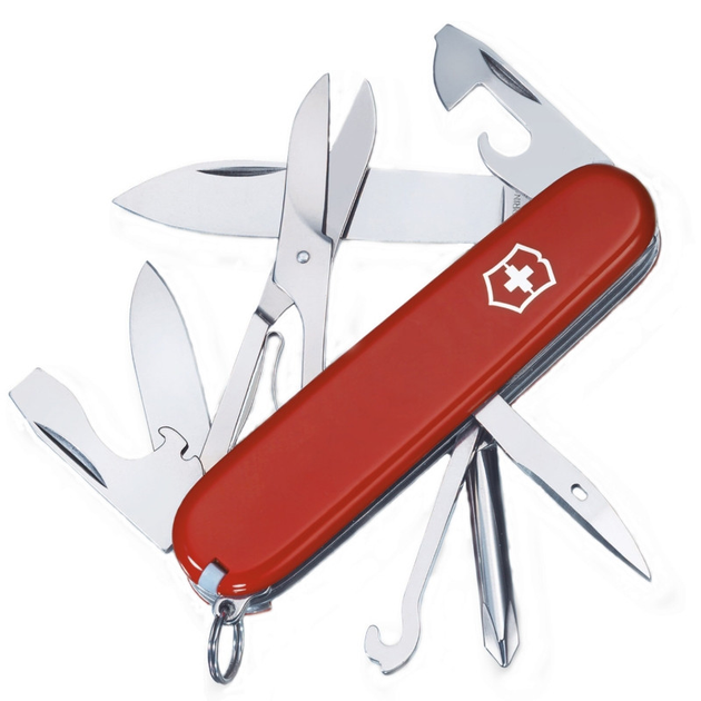 Ніж складний, мультитул Victorinox Super Tinker (91мм,14 функцій), червоний 1.4703 - зображення 1