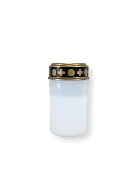 Лампадка с LED подсветкой- свеча Melinera белый-золотой PM1-11211 - изображение 1