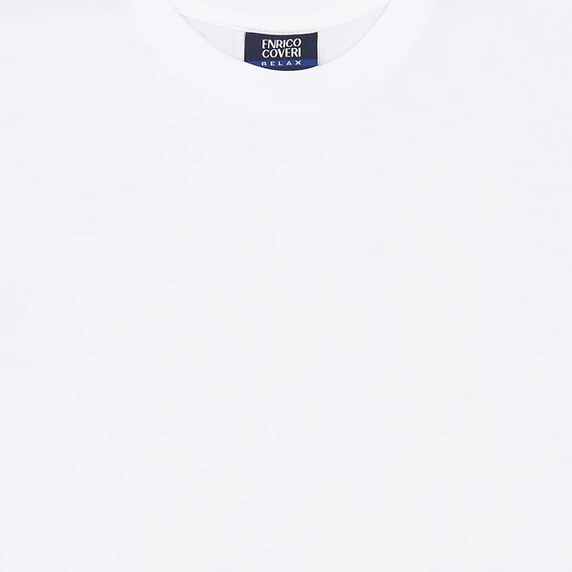 Футболка натільна чоловіча Enrico Coveri EA9300 6 (XL) Біла (ROZ6400134514) - зображення 7