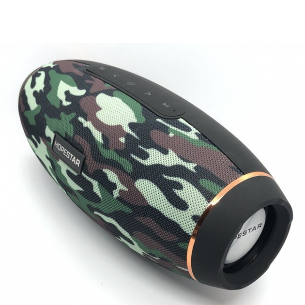 Портативная беспроводная Bluetooth колонка Hopestar H20 Камуфляж - изображение 3