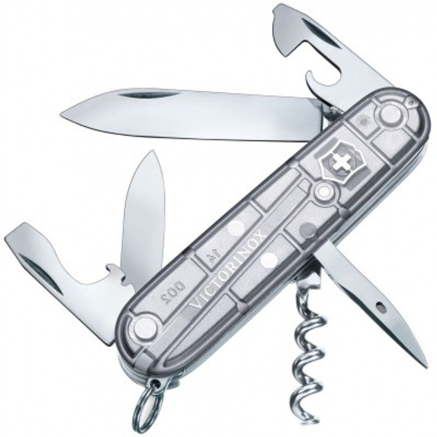 Ніж Victorinox Spartan Transparent Silver Blister (1.3603.T7B1) - зображення 1