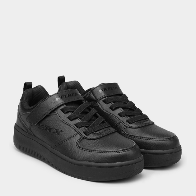 Детские кеды для мальчика Skechers Sport Court 92 KK2990-9 33 Черные (195204996478) 