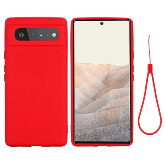 Защитный чехол Deexe Silicone Case для Google Pixel 6 - Red – фото ...