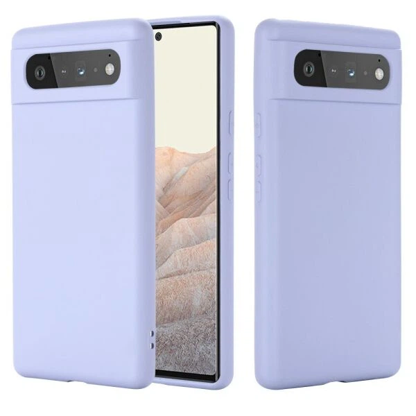 Силиконовый (TPU) чехол Deexe Silicone Case для Google Pixel 6 - Purple - изображение 2