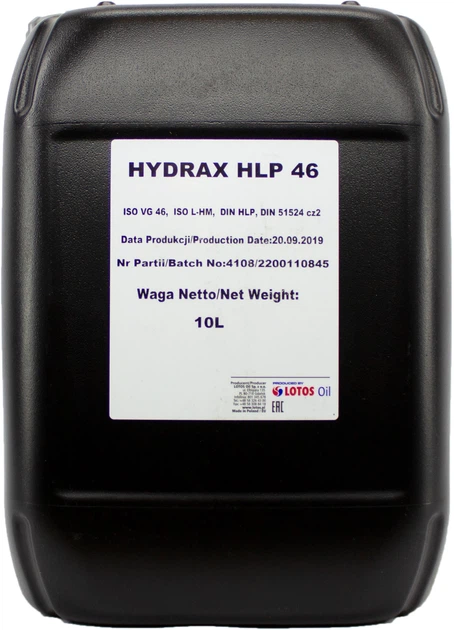 Гидравлическое масло Lotos Hydrax HLP 46 10 л (WH-0L04540-000) – фото ...