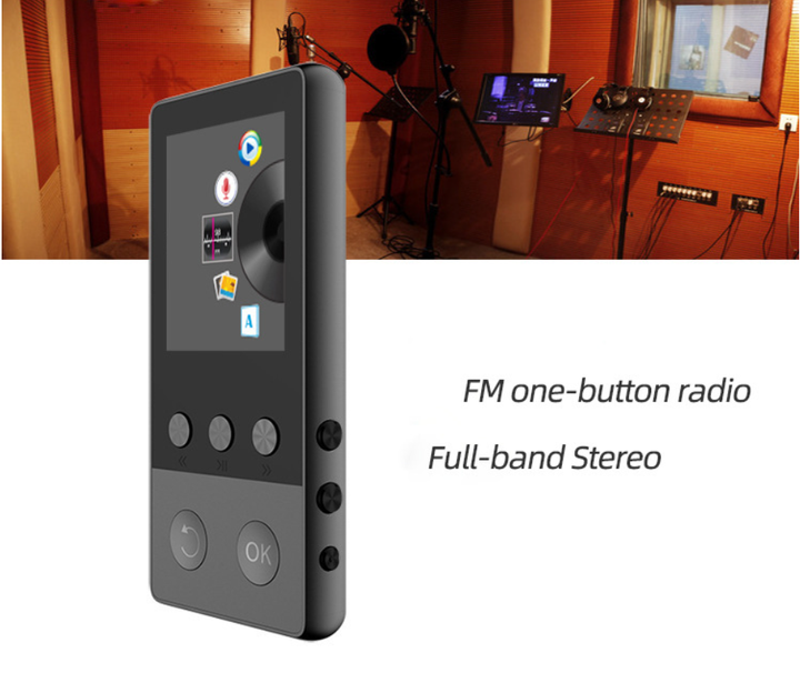 MP3 плеер JWD A5 Plus Bluetooth Hi-Fi 16Gb с внешним динамиком чёрный - Фото 6 MP3 плеер JWD A5 Plus Bluetooth Hi-Fi 16Gb с внешним динамиком чёрный - изображение 6
