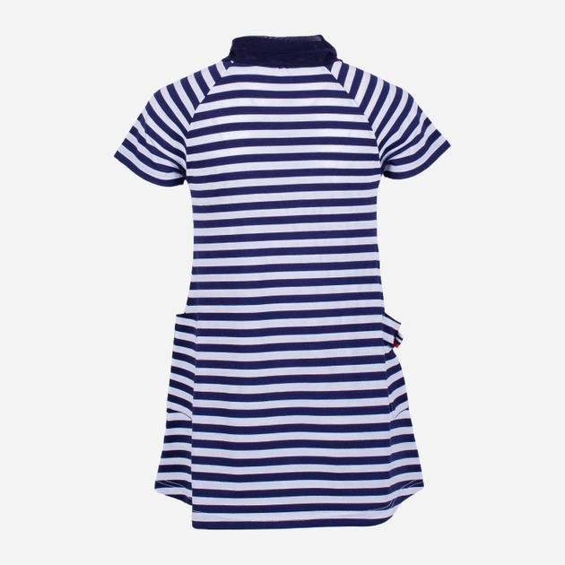 Платье Flash 19G041-3-1550 128 см Белое с синим (2200000232878) 