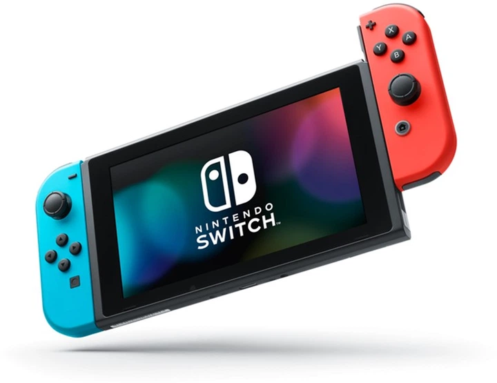 Игровая консоль Nintendo Switch неоновый красный / неоновый синий