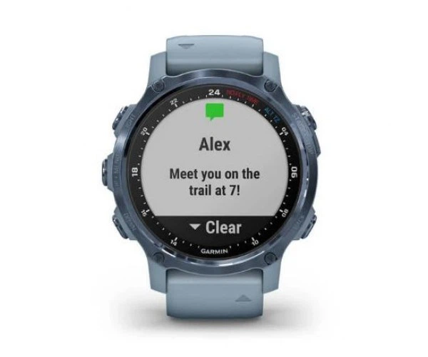 Спортивные часы Garmin Descent Mk2S Mineral Blue with Sea Foam Silicone Band (010-02403-07) - Фото 6 Спортивные часы Garmin Descent Mk2S Mineral Blue with Sea Foam Silicone Band (010-02403-07) - изображение 6