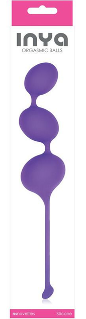 Вагінальні кульки Inya Orgasmic Balls колір фіолетовий (19505017000000000) - зображення 1