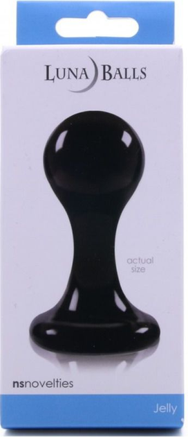 Анальна пробка Luna Balls Small колір чорний (19501005000000000) - зображення 2