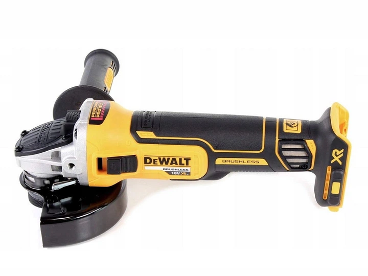 Акумуляторна кутова шліфувальна машина DeWalt DCG405N без акумулятора та зарядного пристрою (5035048665503) - зображення 2