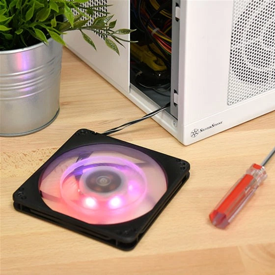 Вентилятор SilverStone Quiet Slim 120 мм ARGB (SST-FW124-ARGB) - зображення 13