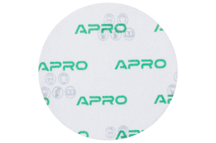 Коло шліфувальний на липучці Apro - 125мм x Р120 (10 шт.) (000076863) - зображення 2