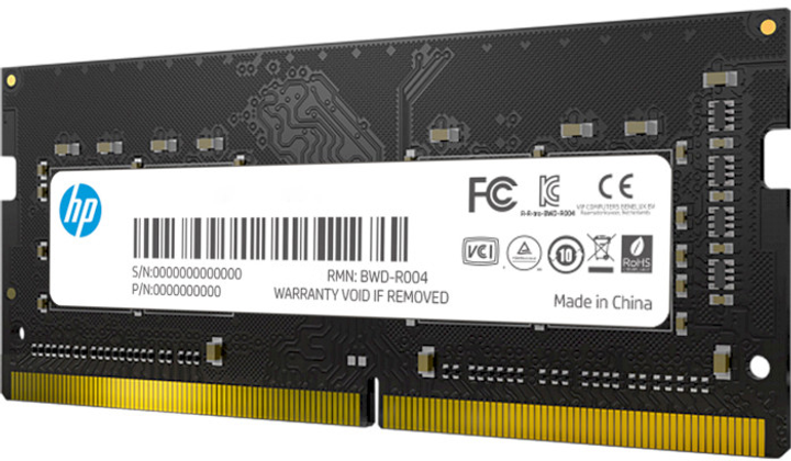 Оперативная память HP SODIMM DDR4-3200 16384MB PC4-25600 S1 (2E2M7AA# ...