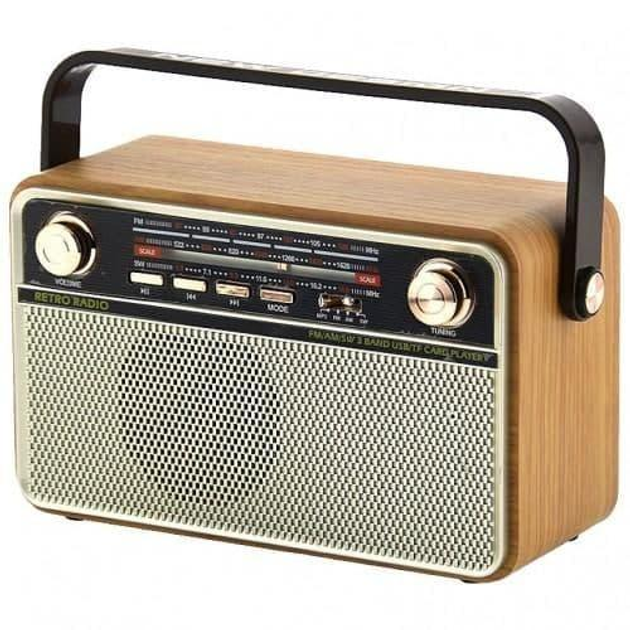 Радиоприемник Kemai Retro MD-505BT аккумуляторный с пультом Bluetooth ...