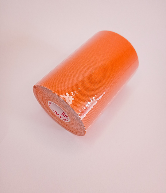 Тейп кинезио FamousCare 10 см, оранжевый - изображение 2