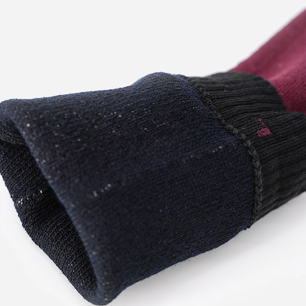 Термошкарпетки демісезонні DexShell Ultra Thin Crew BB Socks DS683BBM M Бордовий/Чорний (6954358983185) - зображення 4