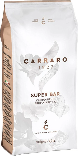 Акция на Кава в зернах Carraro Super Bar 1 кг от Rozetka