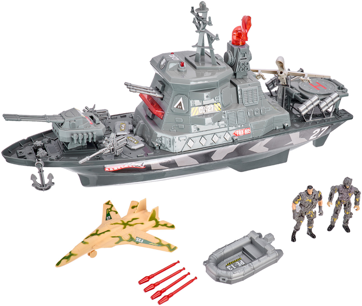 toyshop様 202506 Игровой набор ZIPP Toys Z military team Военный корабль