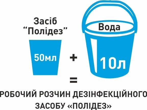 Дезинфицирующее средство Полидез 100 мл - изображение 2