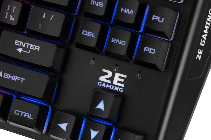 Клавиатура 2E KG355, LED, Gaming, USB, 1.5m, black UA UCRF - изображение 5