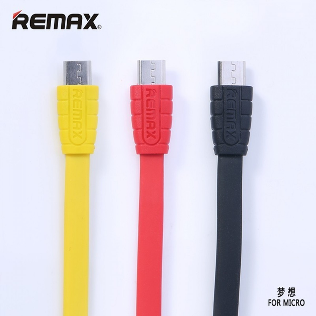 Кабель Remax Dream Micro USB flat 1М низкие цены кредит оплата