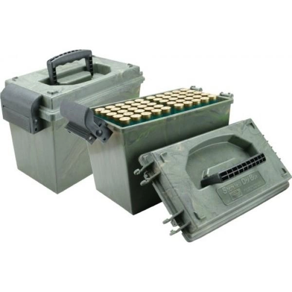 Коробка MTM Shotshell Dry Box на 100 патронів кал. 20/76. Колір – камуфляж (1773.08.67) - зображення 1