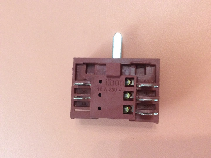 Переключатель мощности пятипозиционный для электроплит Tibon 430 16А 250V Т125 контакты снаружи 2+3 - изображение 7