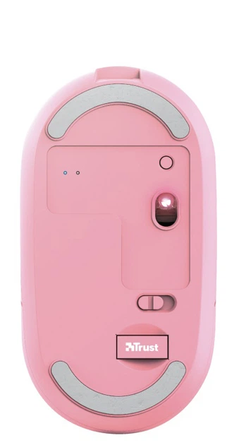 Mysz Trust Puck Wireless/Bluetooth Pink (TR_24125) - obraz 4