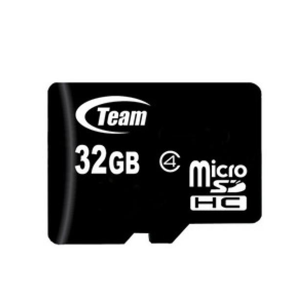 MicroSDHC 32GB Class 4 Team + SD-adapter (TUSDH32GCL403) - изображение 1