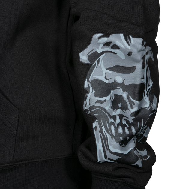 Толстовка JINX World of Warcraft Shadowlands - A King No More Zip-Up Hoodie Black, S - изображение 3