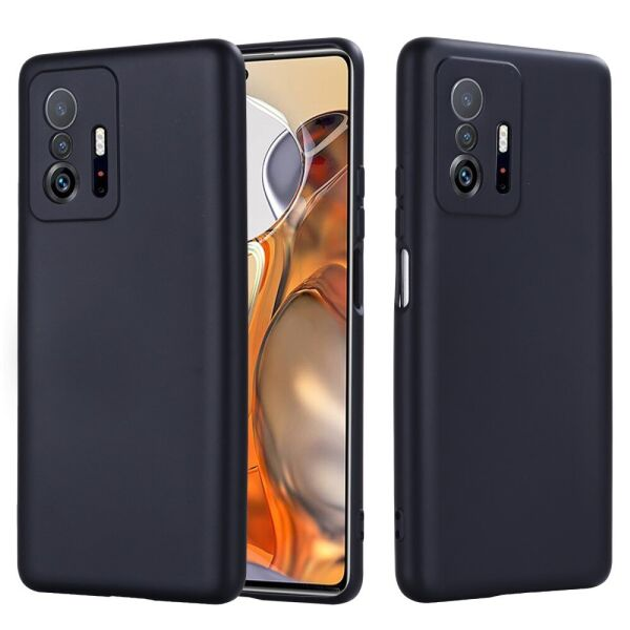 Защитный чехол Deexe Silicone Case для Xiaomi 11T / 11T Pro - Black ...