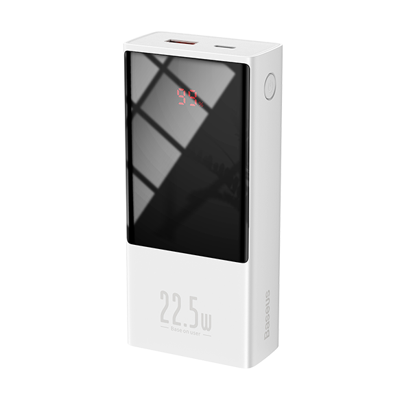 Портативная батарея Baseus Super mini digital Display power bank 10000mAh 22.5W PPMN-A02 White - изображение 5