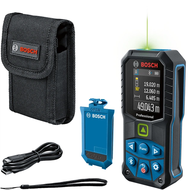 Лазерний далекомір Bosch GLM 50-27 CG + Li-Ion акумулятор BA 3.7 V 1.0 Ah 0601072U00 (4059952562964) - зображення 2