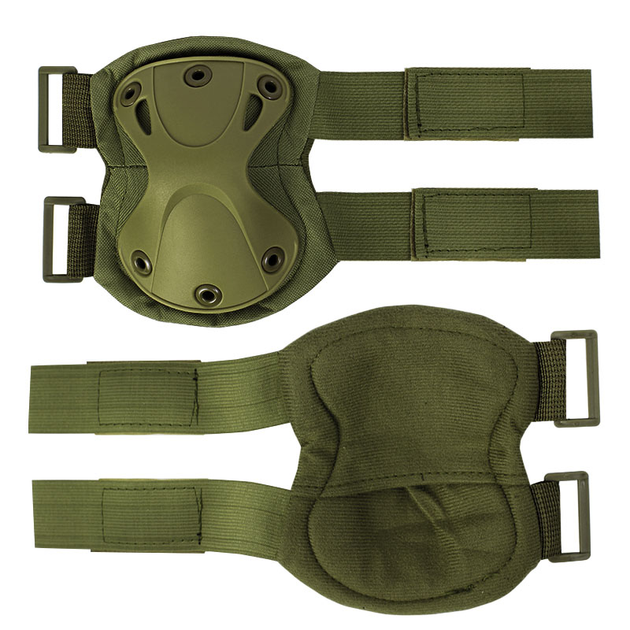 Комплект защиты наколенники налокотники AOKALI F001 Green - изображение 2